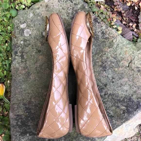 Tory Burch Quinn Quilted Patent Ballet Flats - Picture 6 of 8